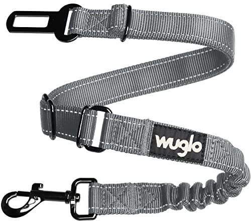 WUGLO Anschnallgurt Hund Auto | Extra großer Verstellbereich 30–95 cm
