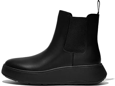 Fitflop F-mode Leather Flatform Chelsea Boots StivaliDonna