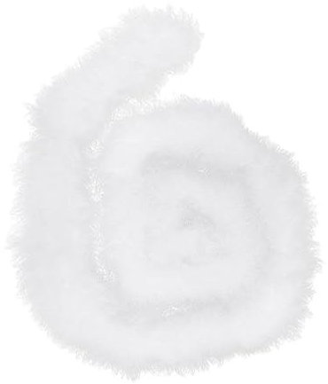 2 Yards Federboa Weihnachtsbaum rosa Truthahnfeder auf Band Hochzeitskleid Schal dekorative Kunsthandwerk Federn dekorativ-A