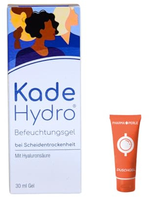 KadeHydro Befeuchtungsgel mit Hyaluronsäure 1x 30 ml I Zur Pflege der Intimzone bei Scheidentrockenheit I Hormonfrei I Spar-Set plus Pharma Perle give-away