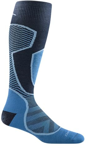 Darn Tough Snow Socks for Men - Lightweight RFL Over-the-Calf Ski & Snowboard Socks, Merino Wool Hiking Socks for Men, Breathable Boot Socks for Men, Moisture Wicking Wool Socks - Cobalt, X-Large