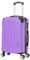 RAYKONG Maleta Cabina ABS 55x40x20cm (40L) - Trolley pequeña Equipaje de Mano - Morada