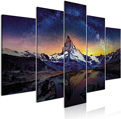 B&D XXL - Acrylglasbild Geschenke Heimdekoration, 200x100 cm, 5-teilig | Hochwertige Leinwand, sofort aufhängbar, ideal fürs Wohn- oder Schlafzimmer, wasserfest und lichtecht, langlebig, stilvoll