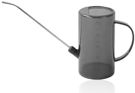 Arrosoir de Jardin à Bec Long de 1 L, Petit arrosoir pour Plantes d'intérieur, arrosoir d'intérieur avec Bec Long en Acier Inoxydable pour Plantes d'intérieur, Fleurs, Jardin (Gris étoilé)