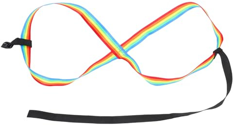 NULYLU Afrikanischer Trommelriemen Verstellbar Breiter Schultergurt Geeignet Für Djembe Und Snaredrum Robust Und Langlebig Für Musiker Und Trommelliebhaber Bunten Regenbogenfarben