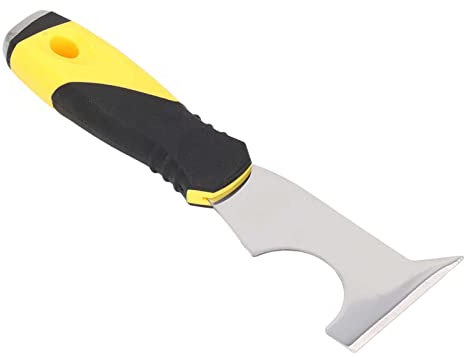 Coltello per Stucco in Acciaio Inossidabile per Impieghi Gravosi - Raschietto, Spatola e Cazzuola Multifunzione per Stucco per Giunti, Stucco per Pareti, Vernice e Strumenti di