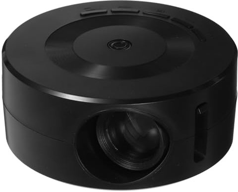 SHINEOFI Miniproyector Portátil Compatible 1080p para Niños y Cine Casa, Diseño Compacto y, Lente Óptica Profesional para Proyección Clara Interiores, Color Blanco
