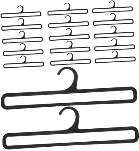Sosoport 20pièces Porte-écharpes Plastique Organisateur pour Foulards et Cravates Cintres pour Rangement de Placard