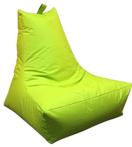 Mesana XXL Lounge-Sessel, 100x90x80 cm, Sitzsack Outdoor & Indoor, wasserabweisend, apfelgrün