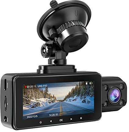 LANMODO Dashcam Auto Vorne Hinten Innen mit Hardwire kit (Dashcam Vorne Innen)