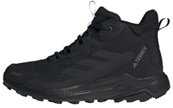adidas Herren Terrex Anylander Mid RAIN.RDY Hiking Shoes Wanderschuhe, Core Black/Core Black/Grey Four, 42 EU
