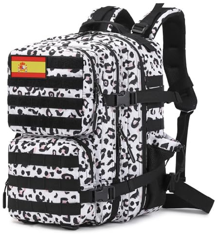 Delgeo Taktisk ryggsäck 25L/45 L, militär, stor kapacitet, vikbar vattentät ryggsäck för bergsklättring, vandring, camping och resor