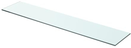 Kavolet 70x15 cm Glasboden Glasscheibe Glasplatte Glasregal Transparent Regalboden Glas Einlegeboden Glasablage für Badezimmer Wandregal Badablage 8 mm stärke