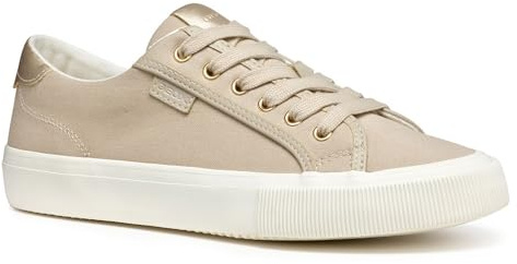 Geox D EMMELENY A - Scarpe da Ginnastica Donna, Beige,