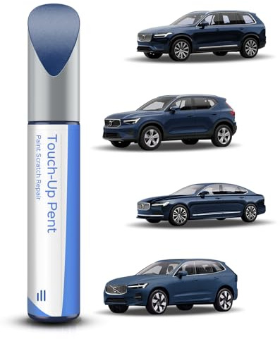 723 Denim Blue Metallic Lackstift Kompatibel mit Volvo XC40/2018 XC60/XC90/2020 S60 Exakte Übereinstimmung für Chips und Kratzer