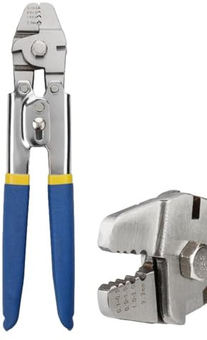 Pinze per connettori elettrici, pinze a crimpare | Morsetto a crimpare per terminali a filo a cricchetto, connettori termorestringenti professionali,Strumenti di cablaggio antiscivolo, tagliafili