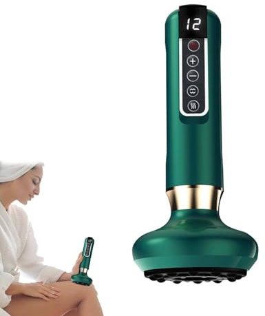 Cellulite-Massagegerät,Anti Cellulite Massagegerät,Schröpfgerät Elektrisch Gegen Cellulite,Verstellbares Handmassagegerät für Körperfett,Vakuum-Massagegerät für Bauch Taille Arme Beine (Grün)