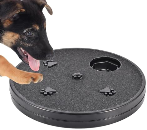 Kratzbrett für Hunde, Kratzmatte mit Leckerli-Spender – rotierendes Kratzbrett für die Krallen des Hundes – um Kratzer auf Möbeln, Boden, Auto und Stimulation zu vermeiden