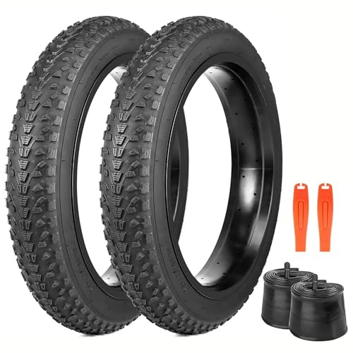 GRELiving 16x3.0/20x3.0/26x3.0 Zoll Fahrradreifen Fat E-Bike–Tires75-305/75-406/75-559 mit Anti-Rutsch-Profil Für Elektrofahrräder