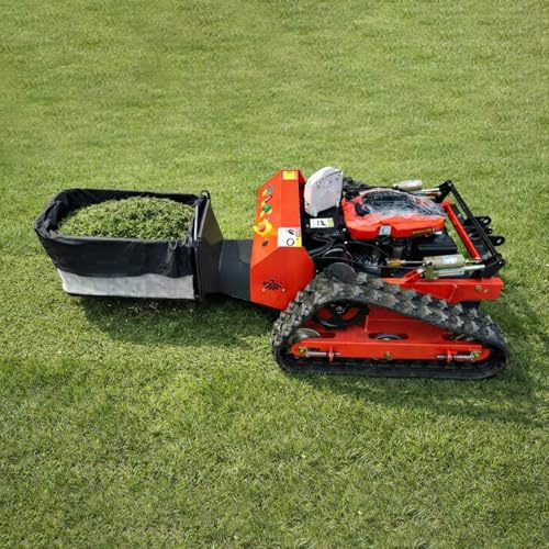 Falciatrice da giardino silenziosa, tagliaerba senza fili da 40 V con 5 altezze di taglio | Tosaerba remoto per colline, fattorie e grandi prati con motore potente, ampia larghezza di taglio e facile utilizzo