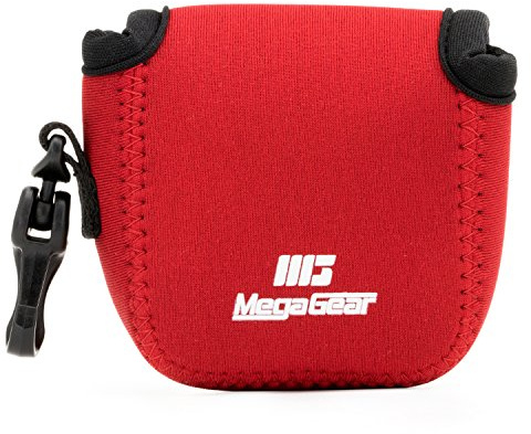 MegaGear MG1313 GoPro Hero 7, Hero 6, Hero 5, Sony DSC-RX0 Ultraleichte Kameratasche aus Neopren - Rot