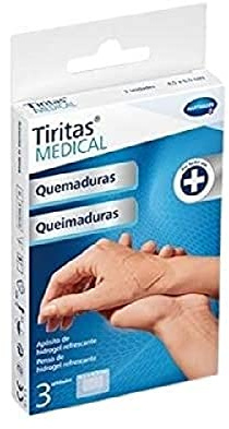 HARTMANN S.A TIRITAS Medical Quemaduras 4,5X6,5CM P3, Negro, Estándar