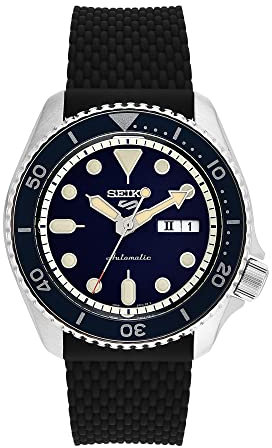 Seiko Men's Analogue Automatic Watch with Silicone Strap SRPD71K2