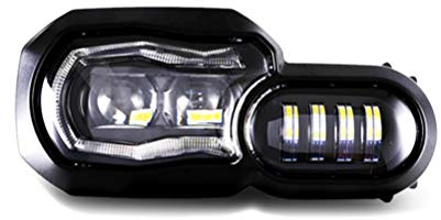 LED Scheinwerfer QL2 für BMW F 800 GS/Adventure 08-18 Hauptscheinwerfer ECE