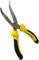 AERZETIX - Alicates Mini 210mm con Pico ángulo 45° - Extremo puntiagudo semi redondo - Alicates para Plegado/Torsión - Herramienta Manual - Mango Antideslizante Bi-Materia - DIN 5743 - /CR-V/ - C45843