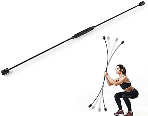 Fitness Schwingstab Pilates Yoga Stange Tremor Bar vibrierende Fitness-Stange Fitness Elastischer Trainingsstab, Muskelstärkender Fitnessstab, Vibrationsstab, der für Yoga und Gymnastik für Indoor
