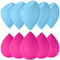 Korintin Makeup Sponge, Beauty Blenders 10 PCS, Washable Non Latex Foundation Sponge, Use Dry and Wet Both, for Liquid, Cream and Powder, Gift for Women (10)