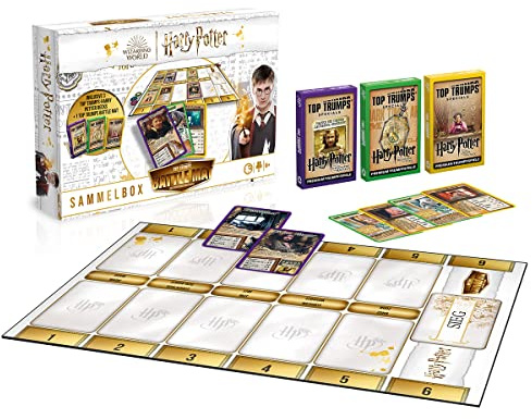 Winning Moves - Top Trumps Battle Mat - Harry Potter - Top Trumps as Board Game - Age 6+ - German