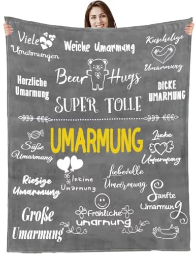 LUHOCIY 150 * 200CM, Wohn- & Kuscheldecken, Personalisierte Decke, Decke Personalisiert, zum Faulenzen zu Hause Oder für Wärme und Gemütlichkeit in Einer Kalten Nacht, Jemanden