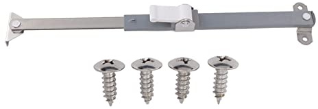 Casement Window Hinge, Aluminum Alloy Security Window Stay Exquisite Casement Shutter Stopper Casement Shutter Brace for Home Library Office (03)