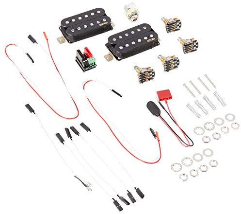 EMG Fat 55 Retro Active Electric Guitar Humbucker Pickup Set, Black