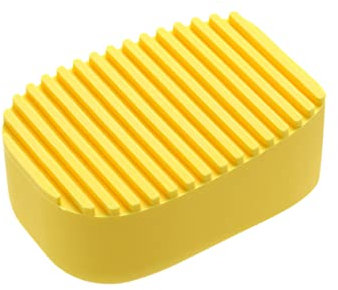 Ensemble De Brosses À Laver en Silicone Jaunes Douces pour Les Tissus pour Le Nettoyage du Linge Le Récurage Et Le Traitement des Taches
