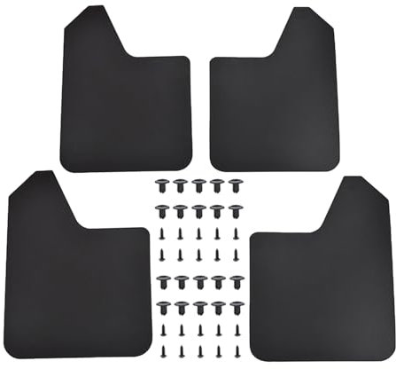 Confezione da 4 parafanghi anteriori e posteriori ad alta resistenza all'usura, parti esterne per auto, camion, pickup, SUV, design regolabile