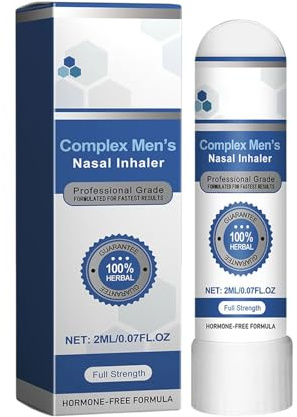 Complex Men's Nasal Inhaler, Inalatore nasale da uomo, bastone da uomo, inalatore nasale per la potenza (1)