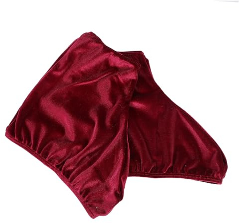 HOODANCOS Copriscarpe per Pattini da Ghiaccio Elasticizzati in Poliestere Resistente per Pattinaggio Artistico Vinaccia Copertura Protettiva Morbida e Portatile per Scarpe da Skate