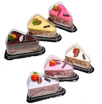 Lote de 20 Toallas en Forma de Dulce Porción de Pastel - Detalles Originales para Invitados de Bodas, Regalos Comuniones y Cumpleaños Infantiles