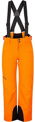 Ziener Kinder ARISU Junior Skihose, Winterhose | Wasserdicht, Winddicht, Warm, neon orange, 104