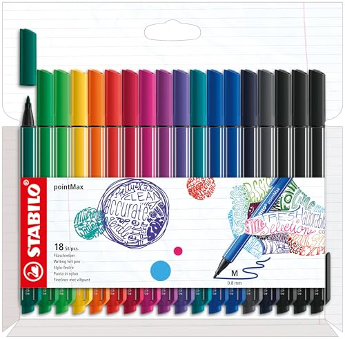 STABILO - Filzschreiber - pointMax | 18er Pack