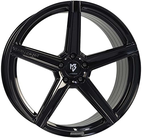 MB Design Felge KV1S 9.5Jx21 ET37 5x112 Glanzschwarz kompatibel mit VW Arteon Tiguan