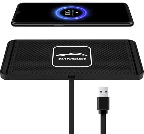 zilitol 5/7.5/10W C1 Car for Wireless Charger Pad Fast Charging Dock Station Non- Mat