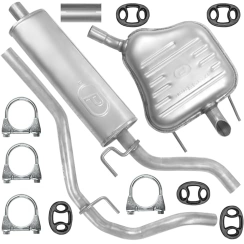 Polmo Schalldämpferset Auspuffanlage Auspuff für Opel Vectra 3 III C 2002-11/2005 1.6 1.8