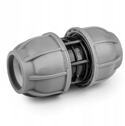 Bradas Verbinder Rohrverbinder PE Rohr 40mm Kupplung Bewässerungssysteme Landwirtschaft Garten Bewässerung PN 10 6356