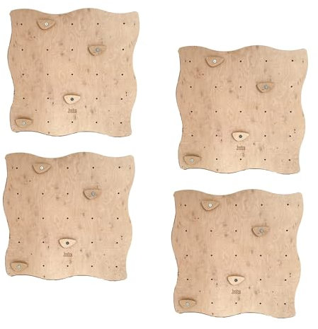 Babywood Parete da arrampicata per cameretta dei bambini, struttura da arrampicata e attrezzatura da gioco per interni, arrampicata con maniglie per arrampicata per bambini, pietre da arrampicata,