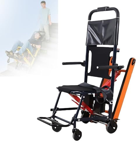 Silla De Ruedas Eléctrica para Escaleras para Personas Mayores con Función De Subida Y Bajada Automática, Fabricada En Aluminio Resistente, con Capacidad De Carga De 120 Kg/264 LB. A