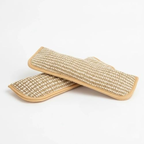 Cuscino in sisal naturale con erba gatta e corda da masticare giocattolo per gatti al coperto, cuscino di erba gatta giocattolo per gattini e gatti adulti, cuscino in sisal per giochi indoor e