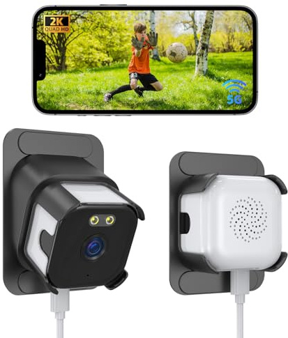 ANYQOO Window Cameras 2K 3MP, Safe View Security Camera, 2 Pack | Anti-Reflection Night Vision Through Window, Home Security Street & Driveway, 2.4/5GHz WiFi, AI Motion Detection